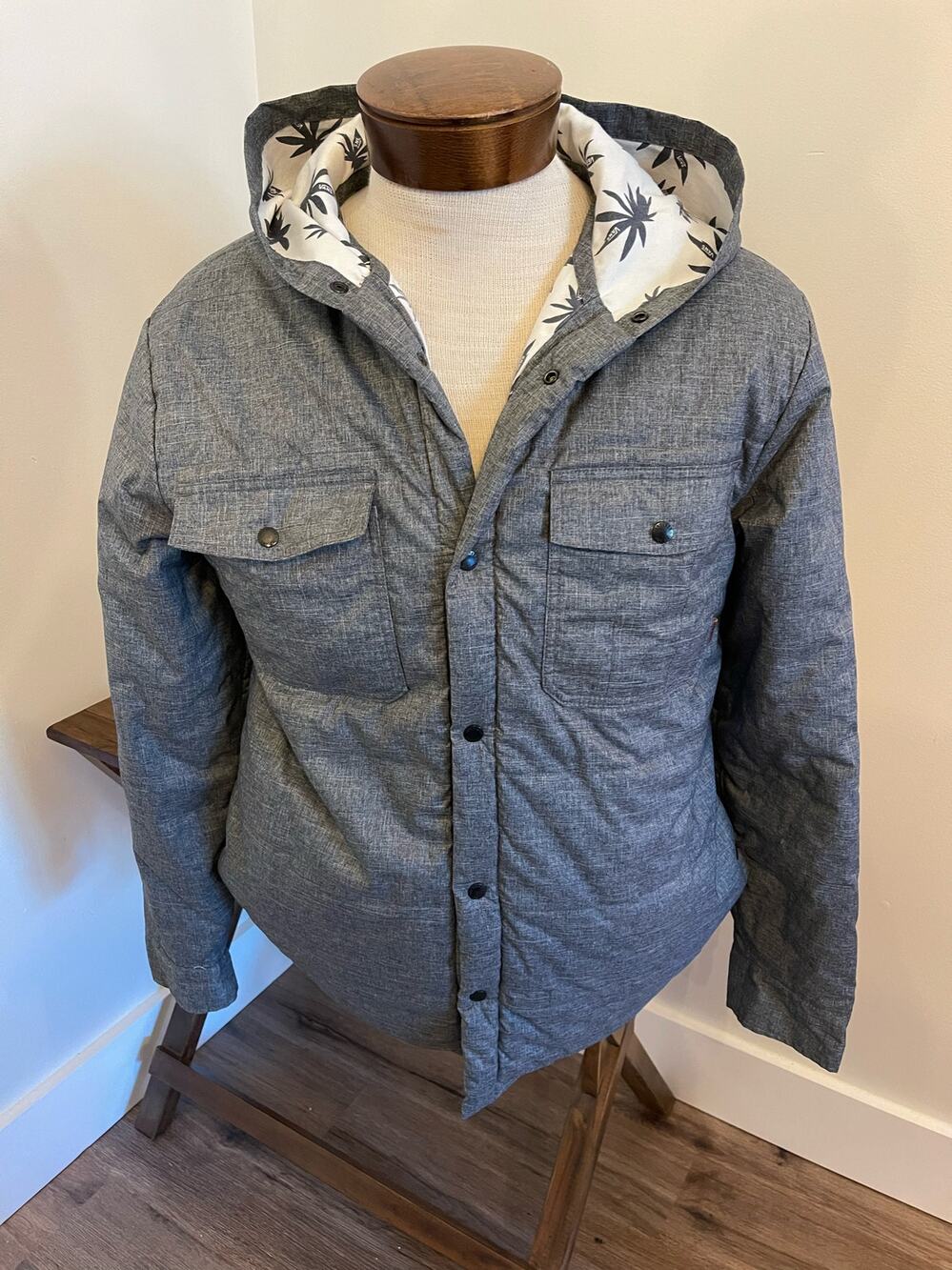 Vans Mountain Edition Gray Jacket Size Large